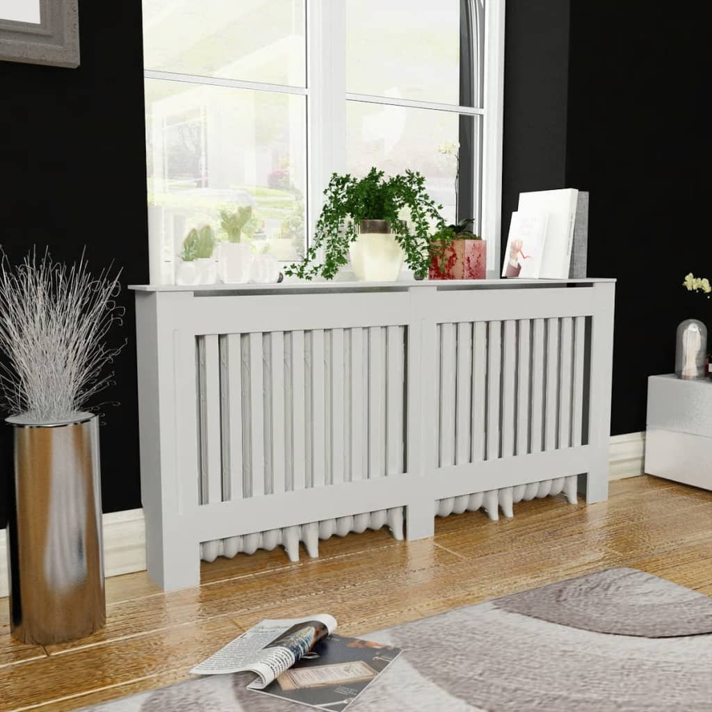 vidaXL Radiator Cover Radiator Guard for Home Office Heater Cabinet Cover MDF