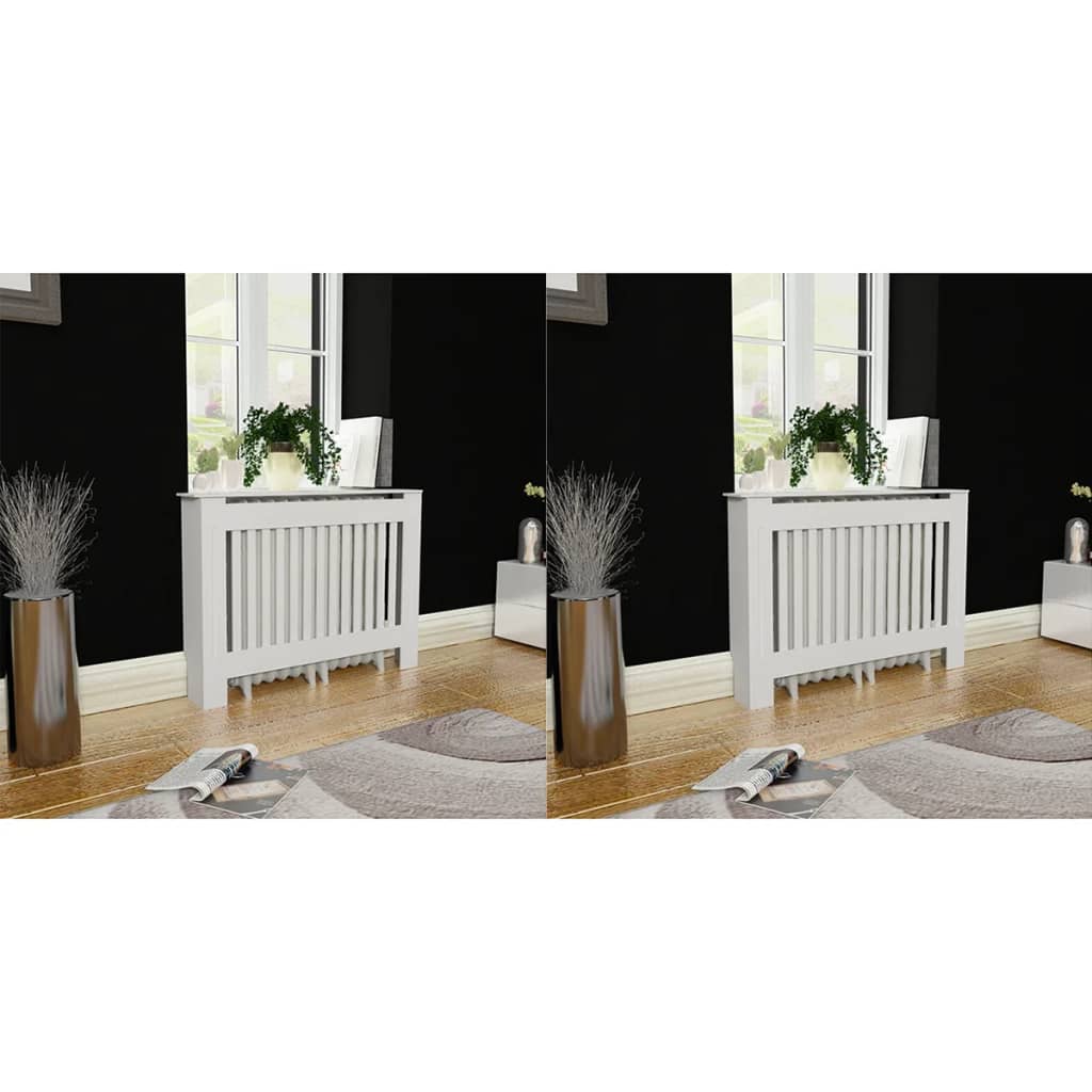 vidaXL Radiator Cover Radiator Guard for Home Office Heater Cabinet Cover MDF