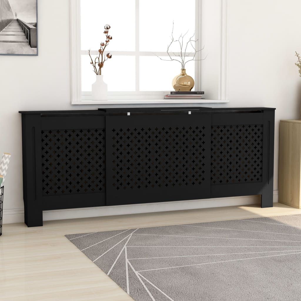 vidaXL Radiator Cover Radiator Guard for Home Office Heater Cabinet Cover MDF