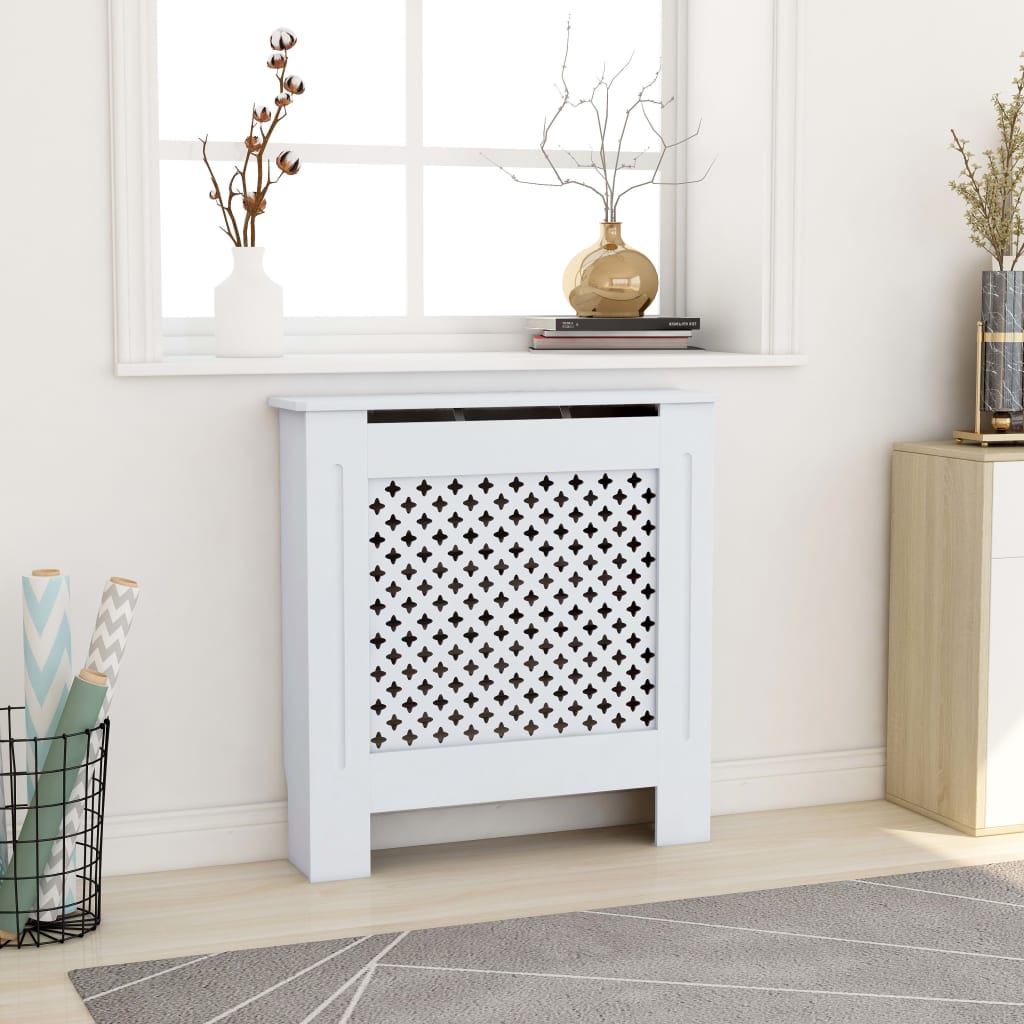 vidaXL Radiator Cover Radiator Guard for Home Office Heater Cabinet Cover MDF